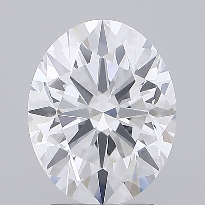 2.83 Carat D-VVS2 Oval Lab Diamond