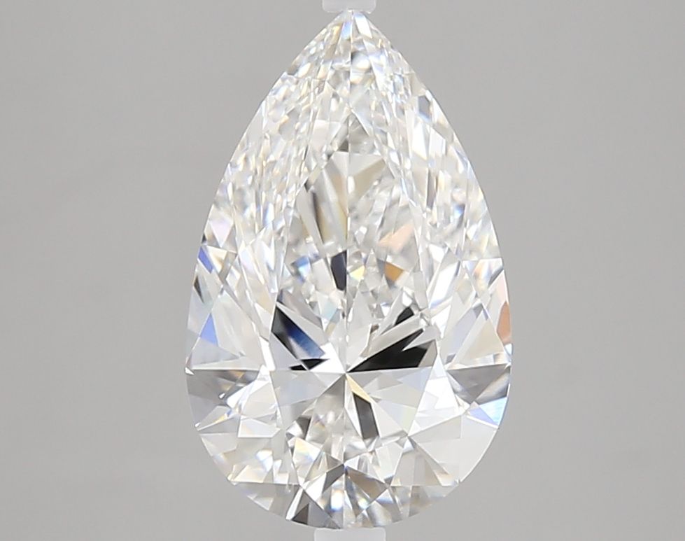 3.01 Carat E-VVS1 Pear Lab Diamond