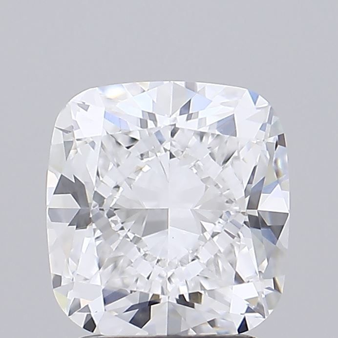 2.43 Carat D VVS2 Cushion Lab Diamond