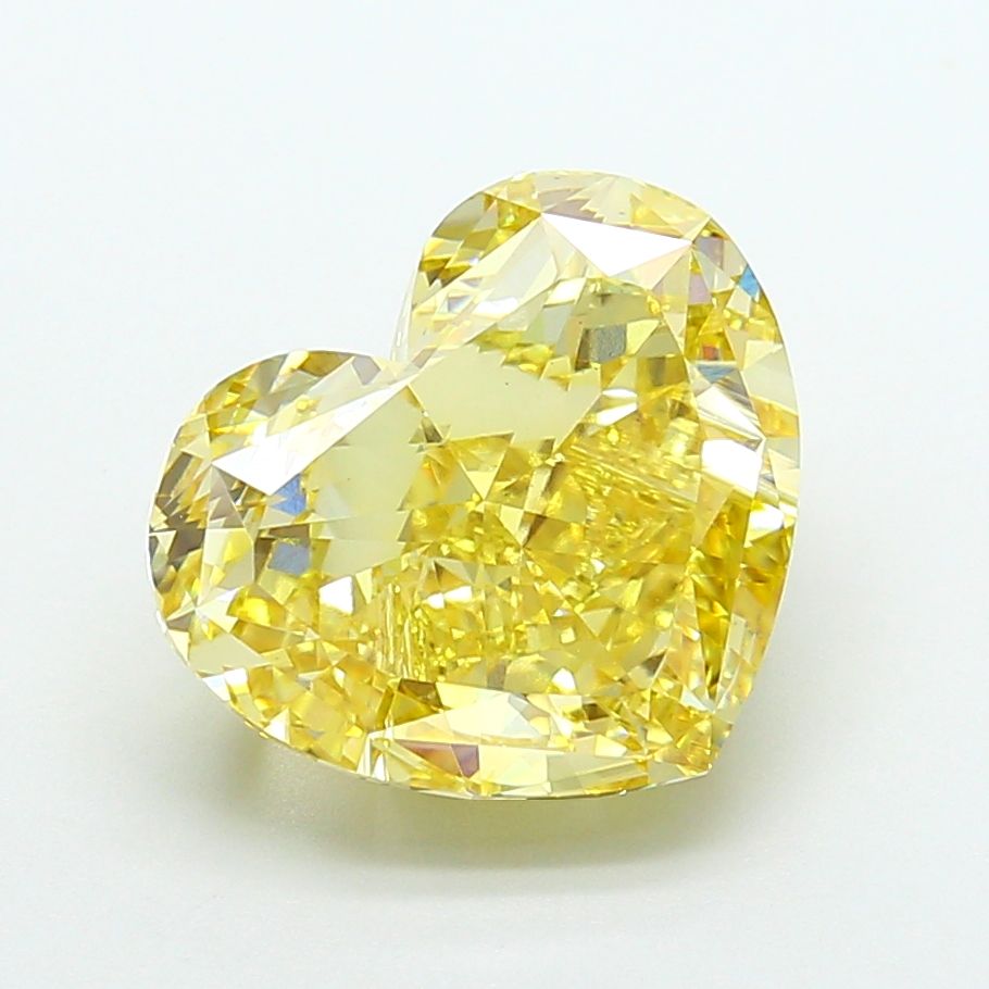 10.03 Carat Heart Cut Fancy Yellow