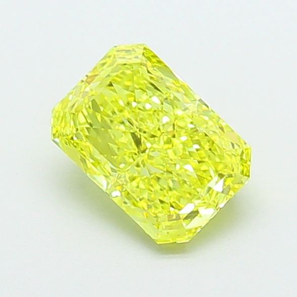 1.55 Carat Radiant Cut Fancy Yellow