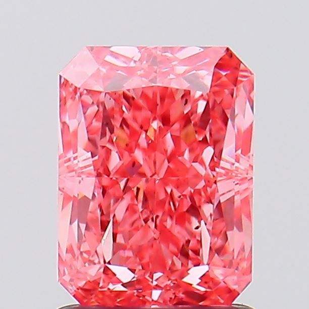 1.61 Carat Radiant Cut Fancy Pink