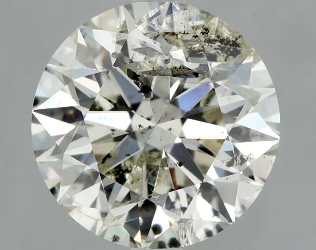 2.50 Carat K-I1 Round Cut Diamond