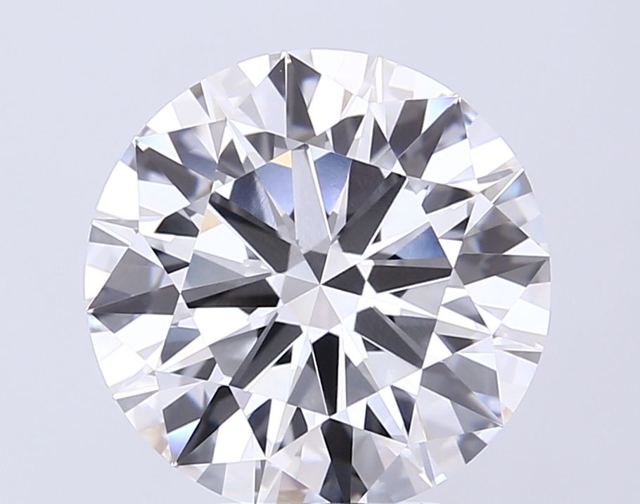 6.07 Carat F-VVS1 Round Lab Diamond