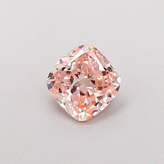 0.50 Carat Cushion Cut Fancy Pink