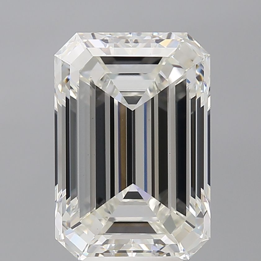 6.57 Carat G-VS1 Emerald Lab Diamond