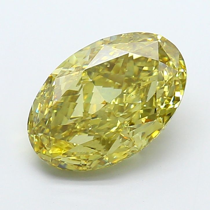 5.00 Carat Oval Cut Fancy Yellow