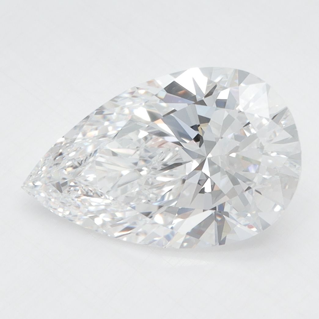 3.03 Carat D-VVS1 Pear Lab Diamond