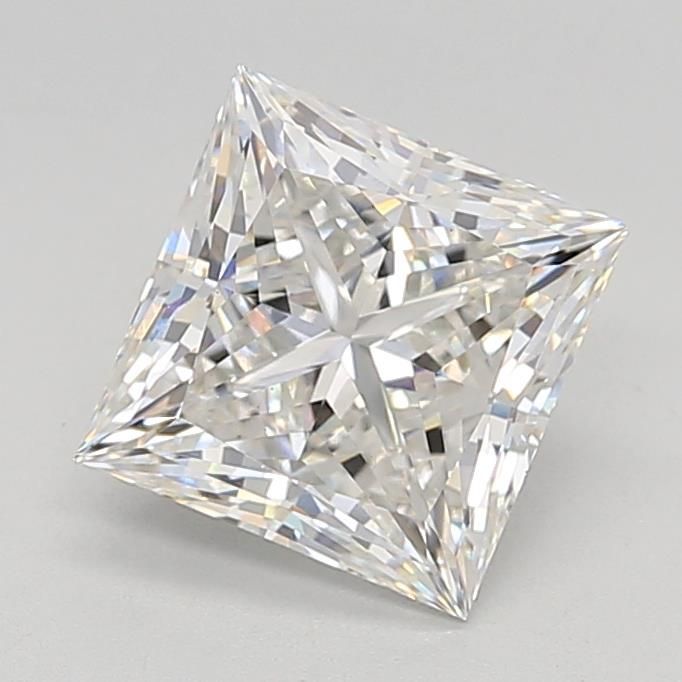 3.03 Carat F-VVS2 Princess Lab Diamond