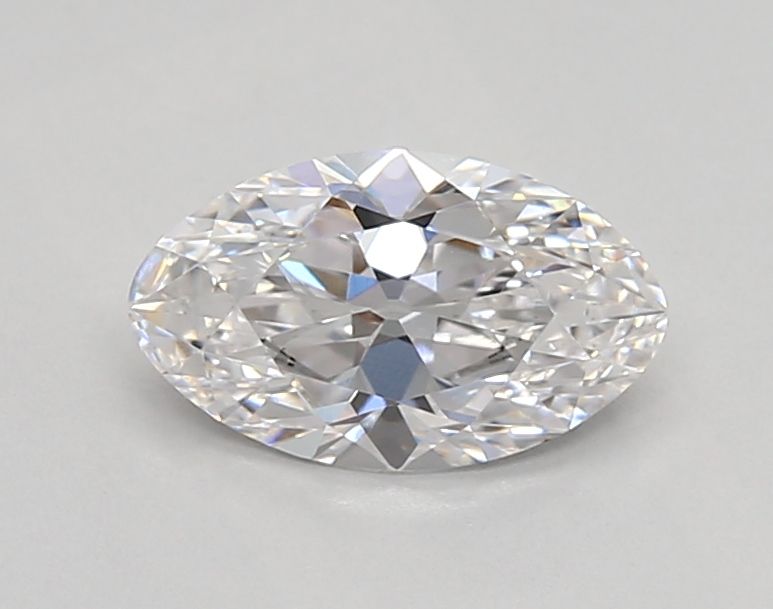 0.82 Carat D-VVS2 Oval Lab Diamond