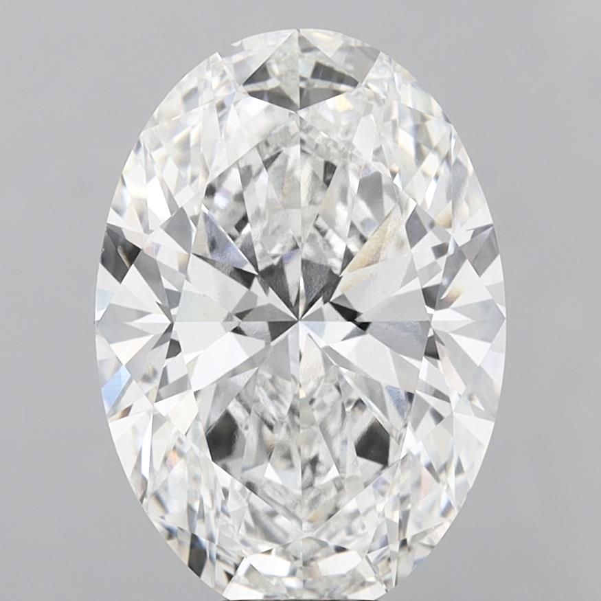 10.05 Carat F-VS1 Oval Lab Diamond