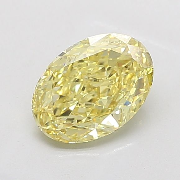 2.02 Carat Oval Cut Fancy Yellow