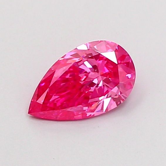 0.58 Carat Pear Cut Fancy Pink