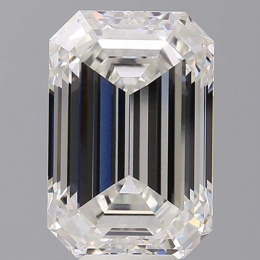 8.57 Carat F VVS2 Emerald Lab Diamond