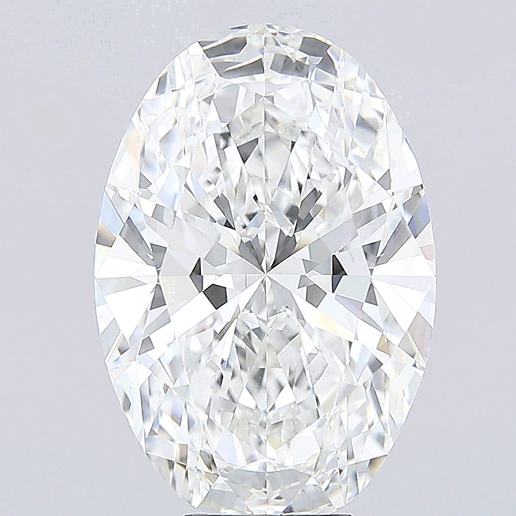 9.53 Carat E-VVS2 Oval Lab Diamond