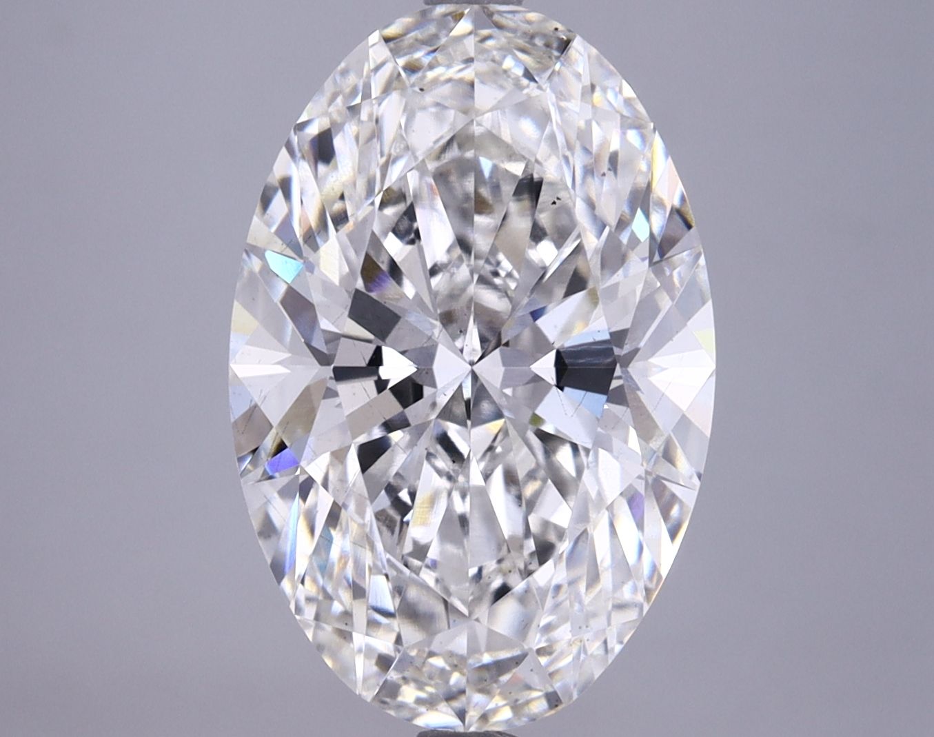 5.27 Carat F-VS2 Oval Lab Diamond