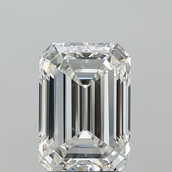 3.06 Carat F-VVS2 Emerald Lab Diamond