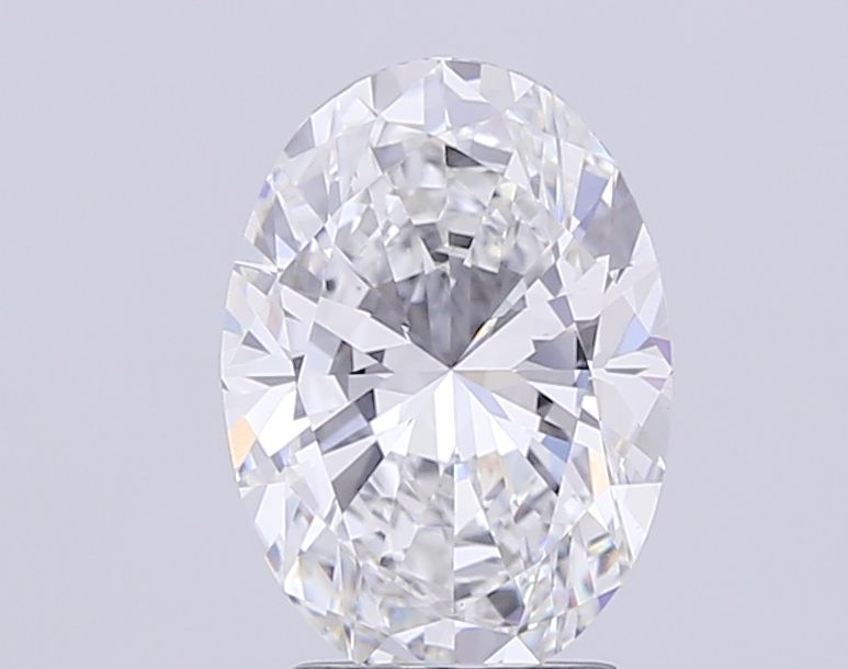 3.69 Carat E-VVS2 Oval Lab Diamond