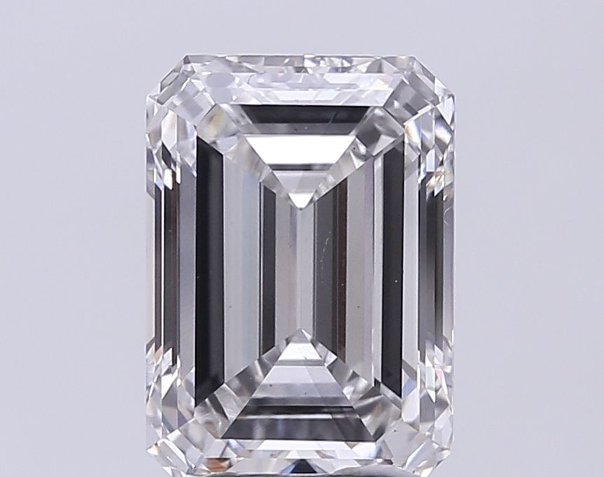 5.02 Carat G-SI1 Emerald Lab Diamond
