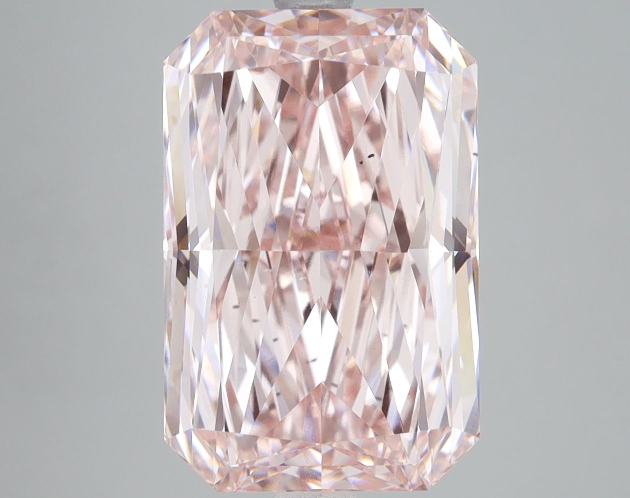 6.06 Carat Radiant Cut Fancy Pink