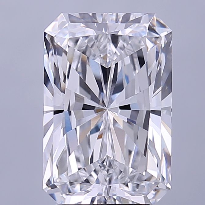 3.69 Carat D VVS2 Radiant Lab Diamond