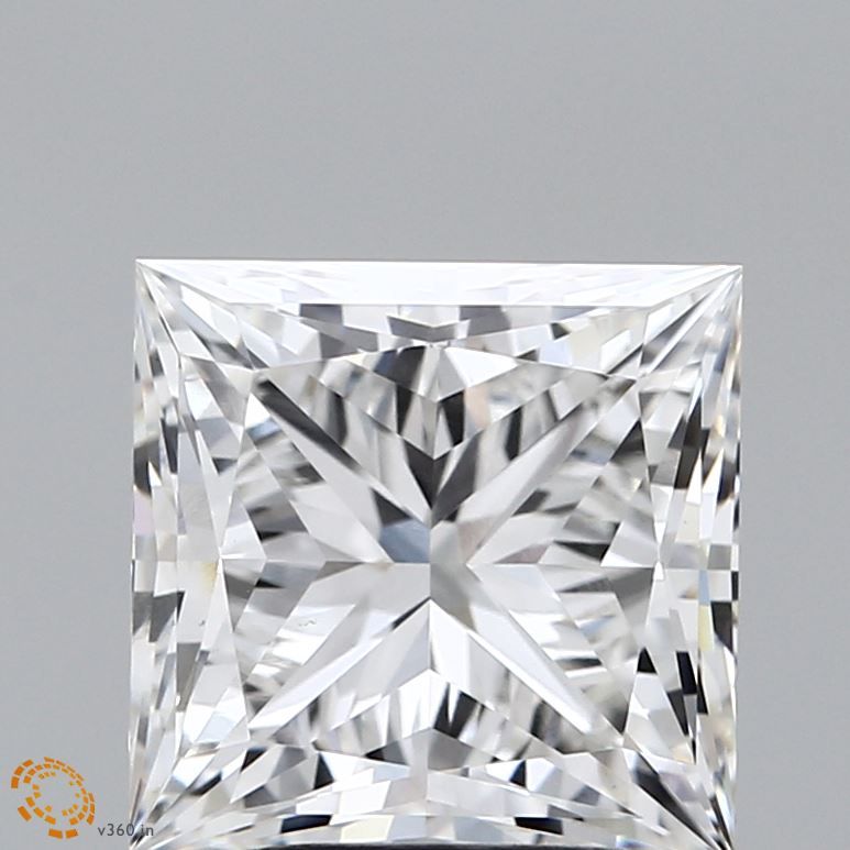 3.57 Carat F-VS1 Princess Lab Diamond