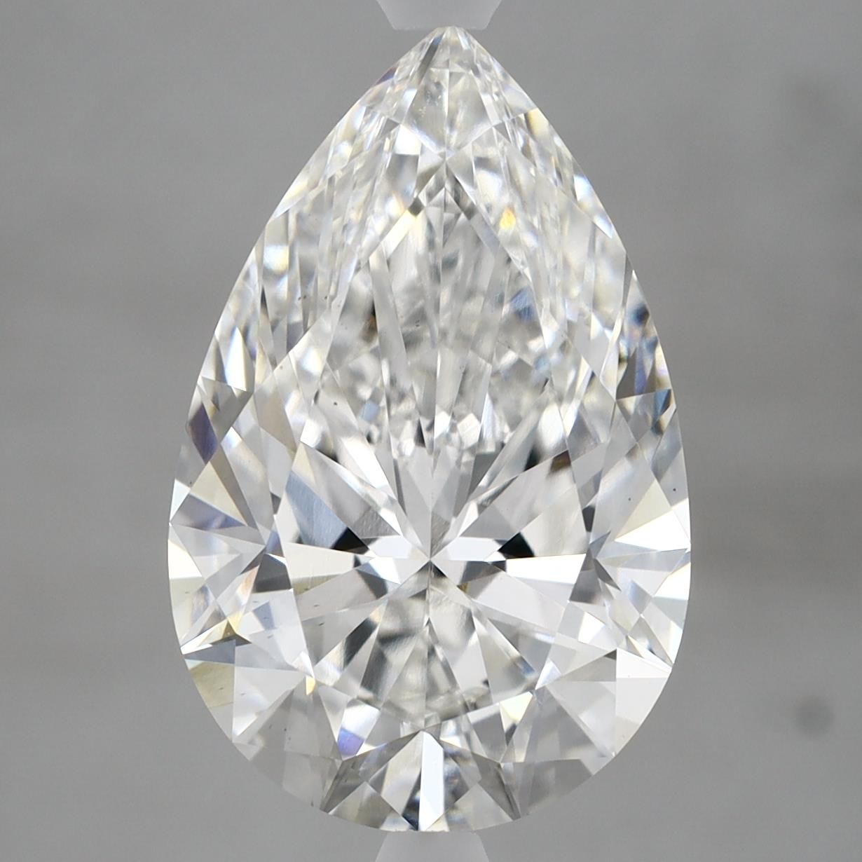 5.54 Carat E-VS1 Pear Lab Diamond