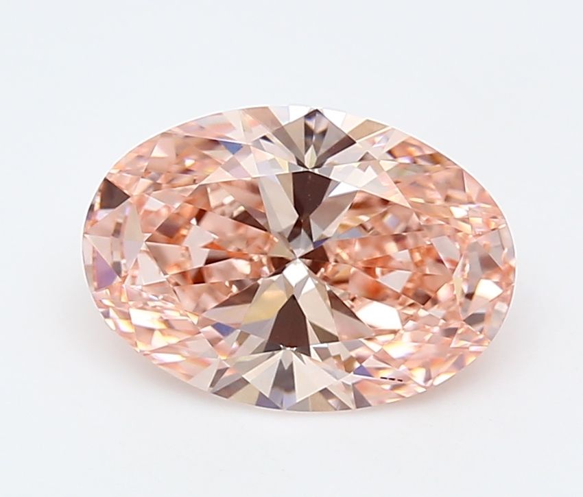 3.04 Carat Oval Cut Fancy Pink