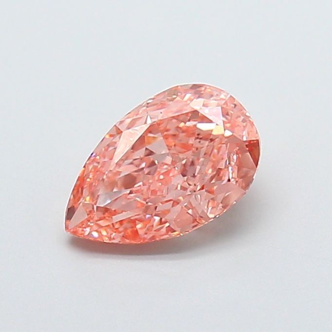 1.61 Carat Pear Cut Fancy Pink
