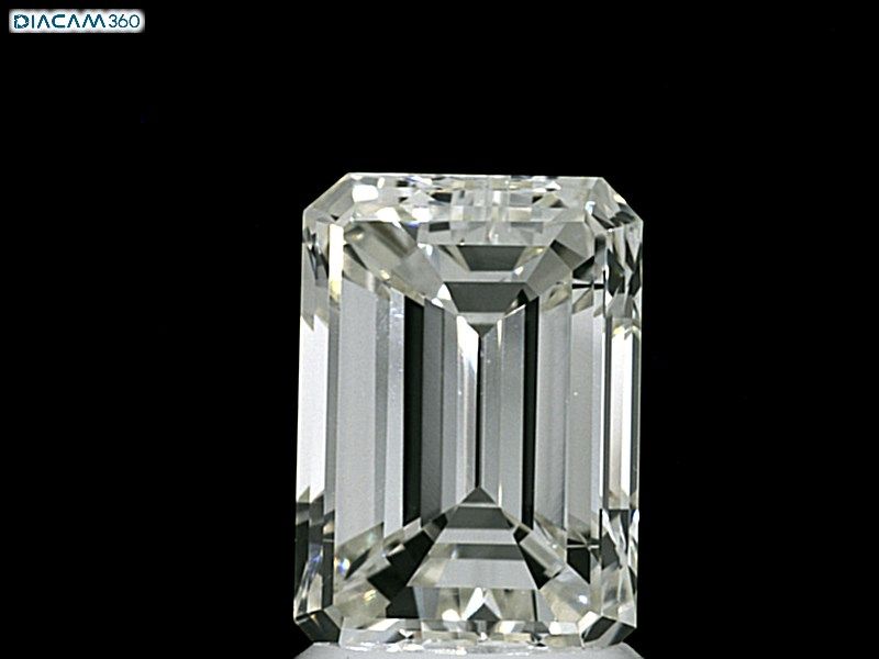 2.50 Carat K-VVS2 Emerald Cut Diamond