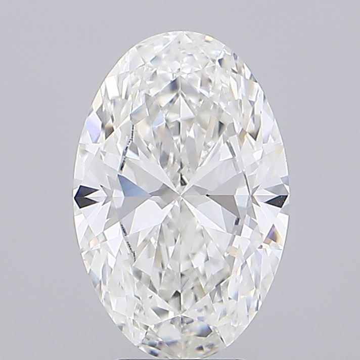 5.01 Carat F-VVS2 Oval Lab Diamond