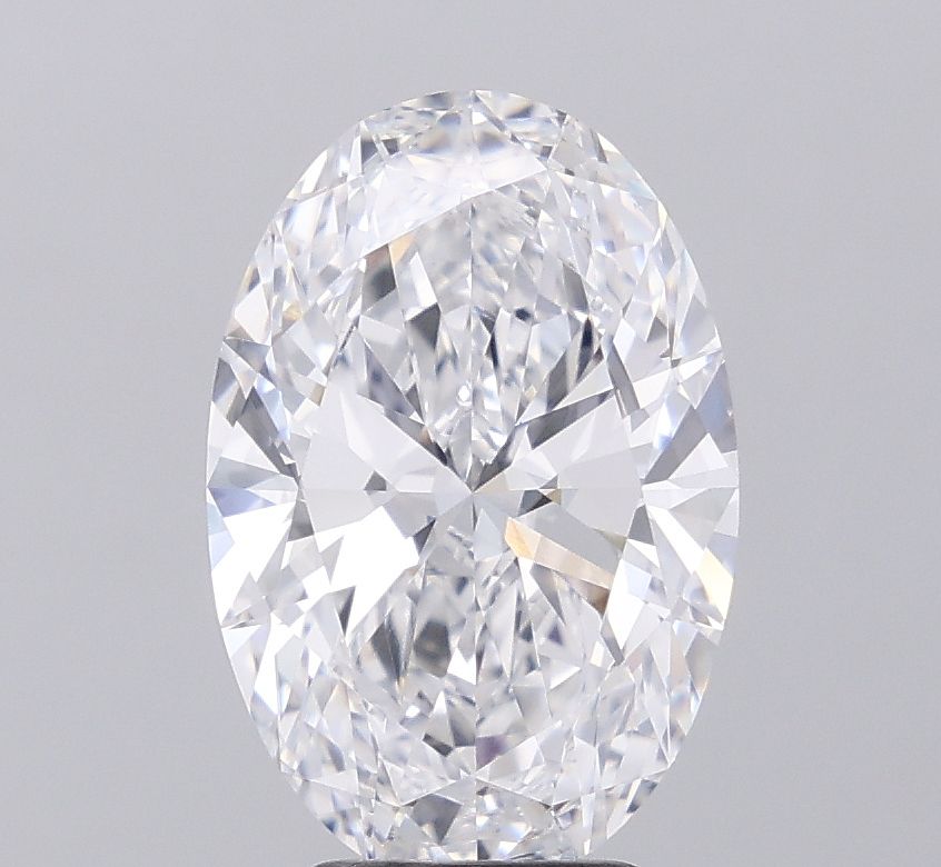4.08 Carat D-VVS2 Oval Lab Diamond