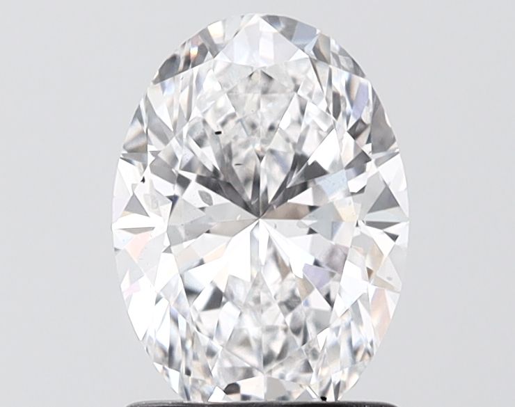 1.50 Carat E-SI1 Oval Lab Diamond