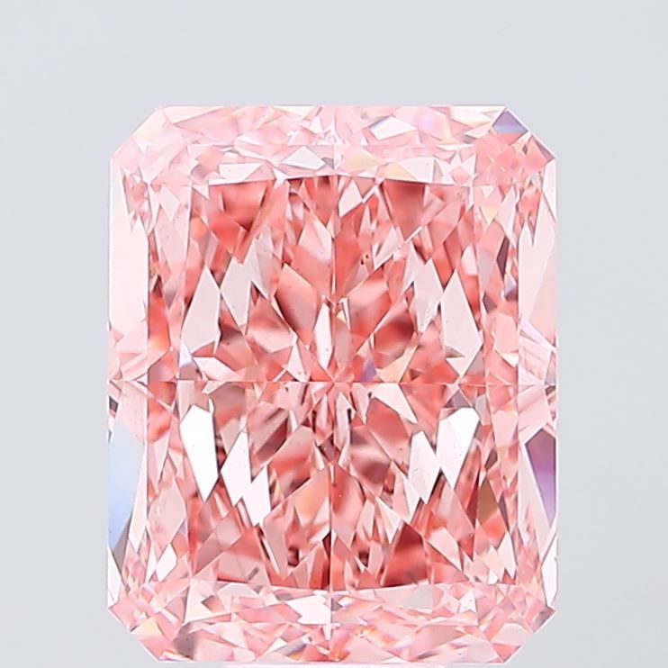 12.02 Carat Radiant Cut Fancy Pink