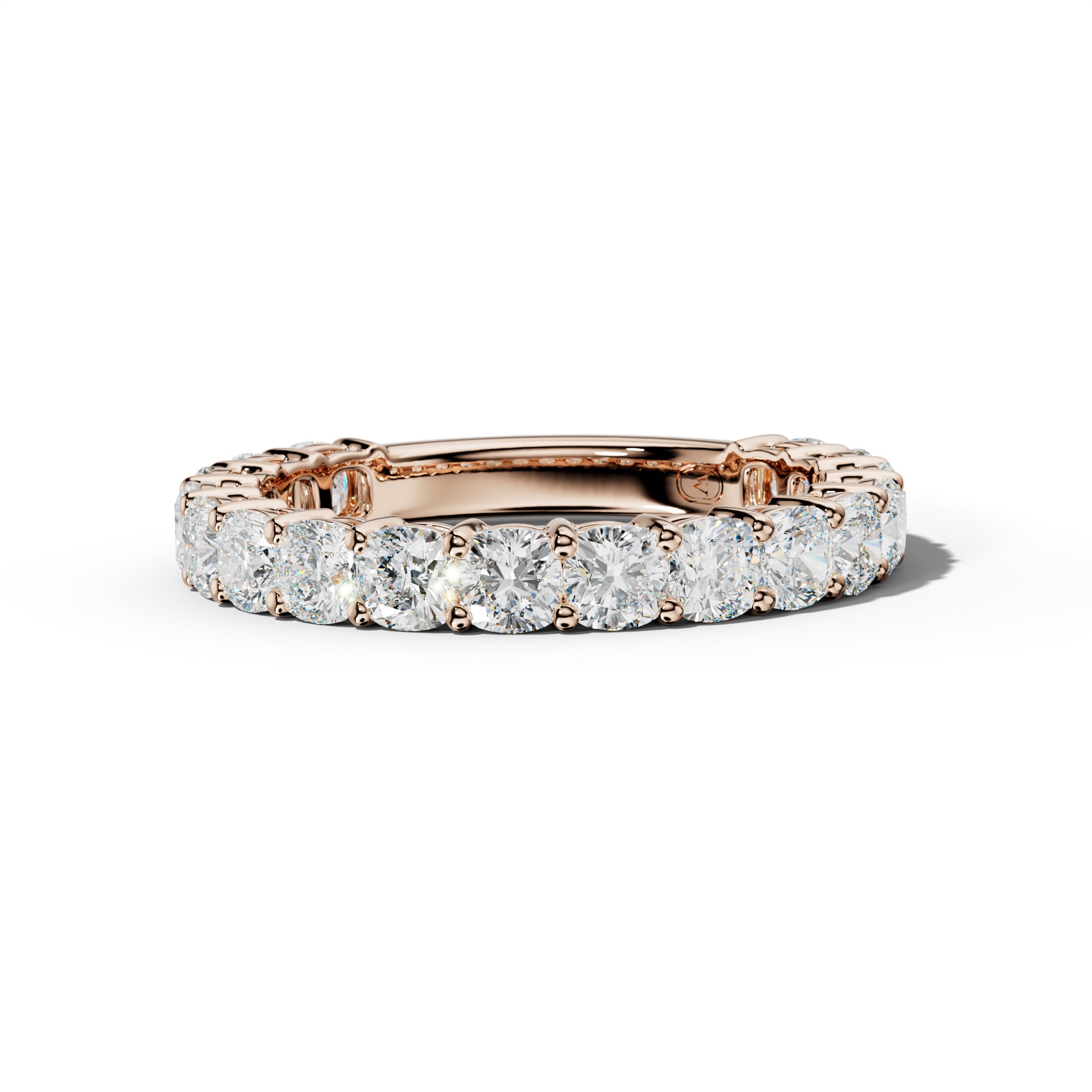3.0 Carat Cushion Diamond 3/4 Anniversary Band