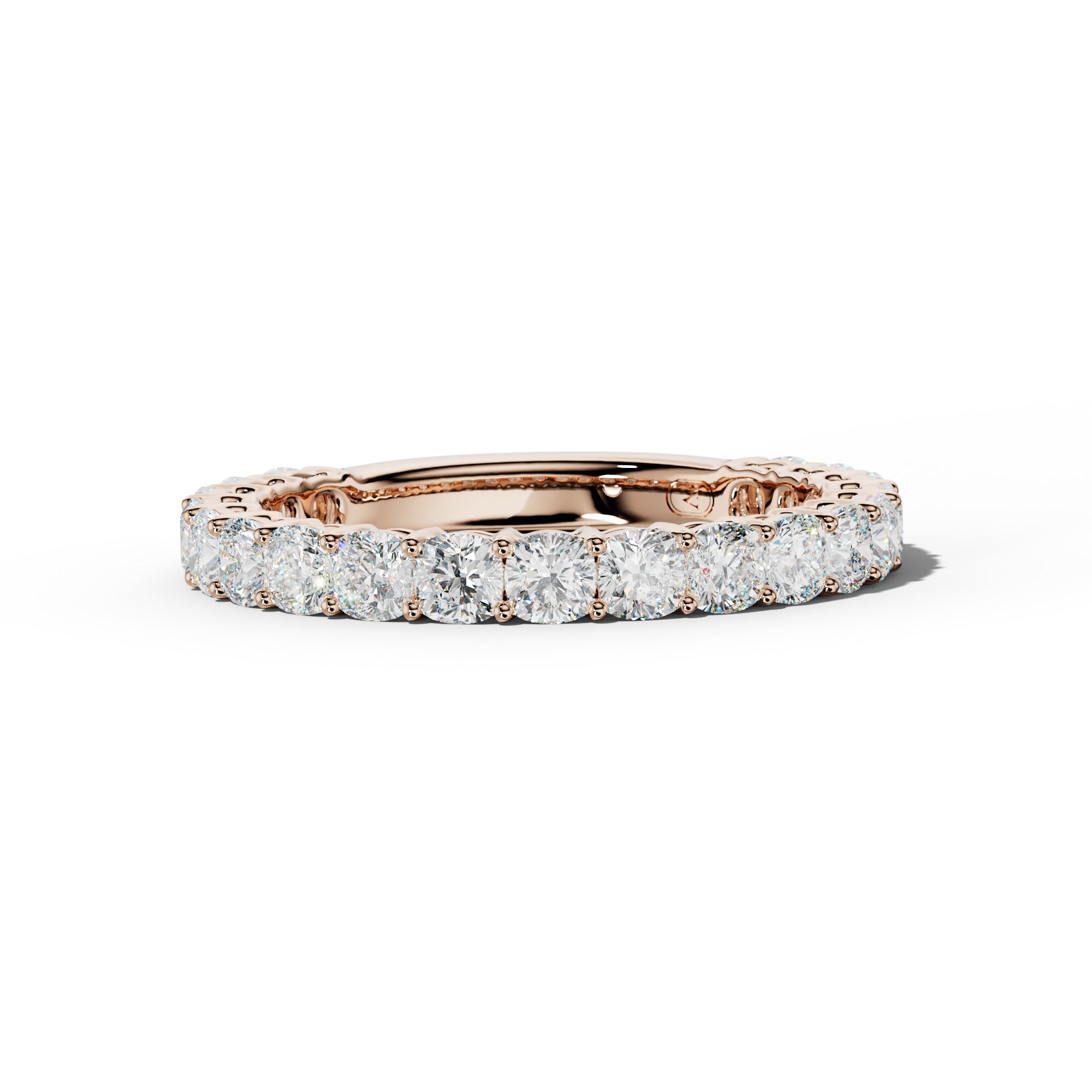 2.0 Carat Cushion Diamond 3/4 Anniversary Band