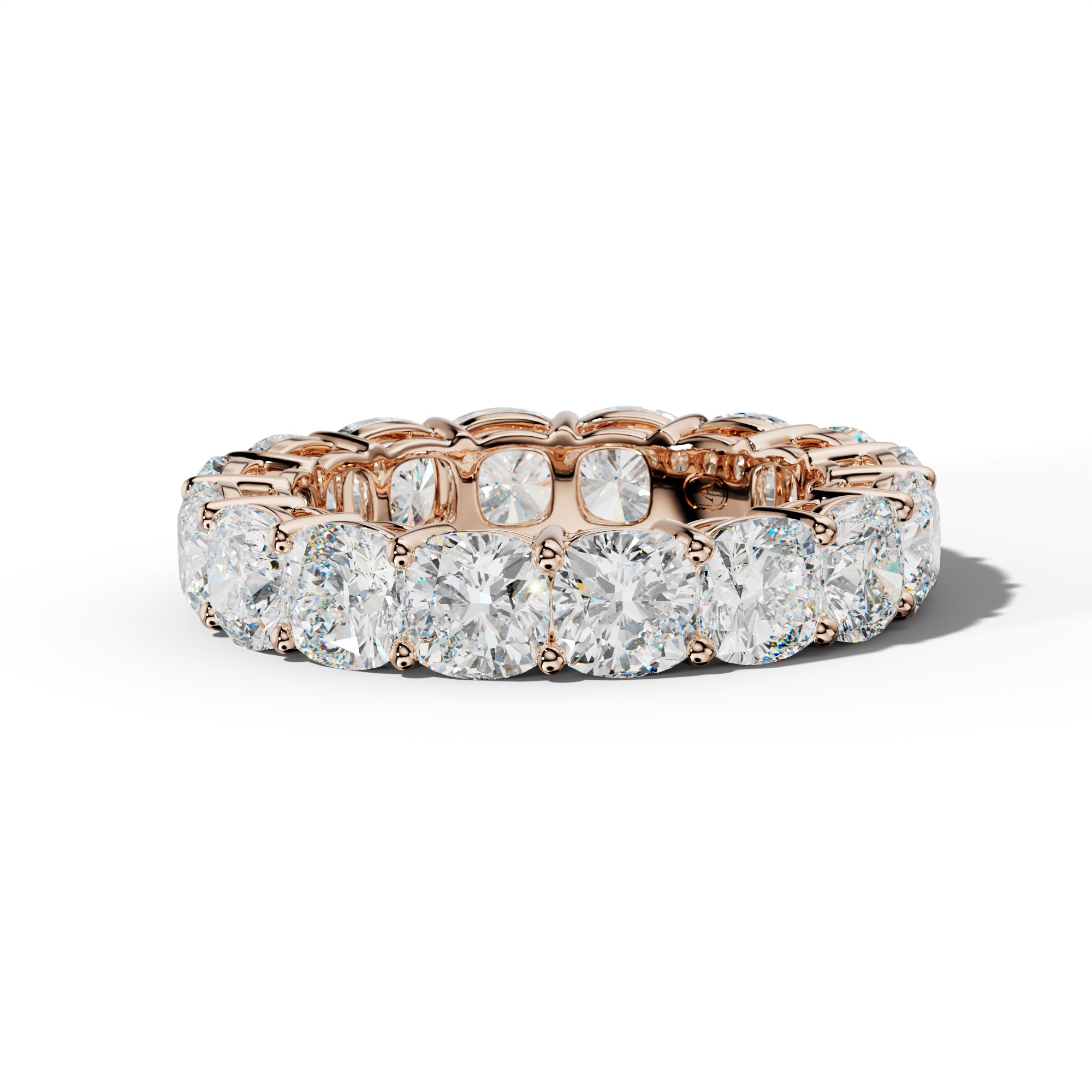 9.0 Carat Cushion Diamond Eternity Band