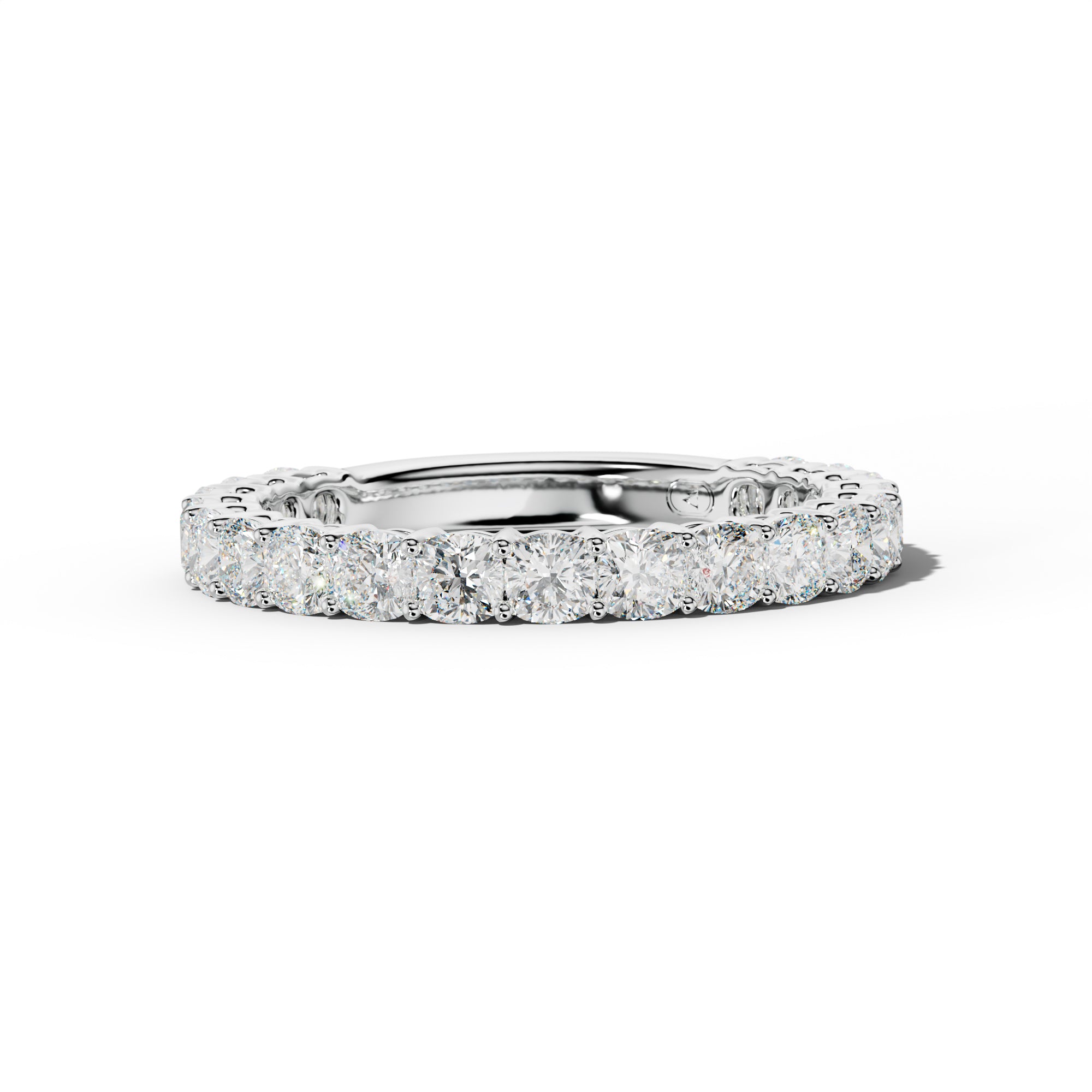 2.0 Carat Cushion Diamond 3/4 Anniversary Band