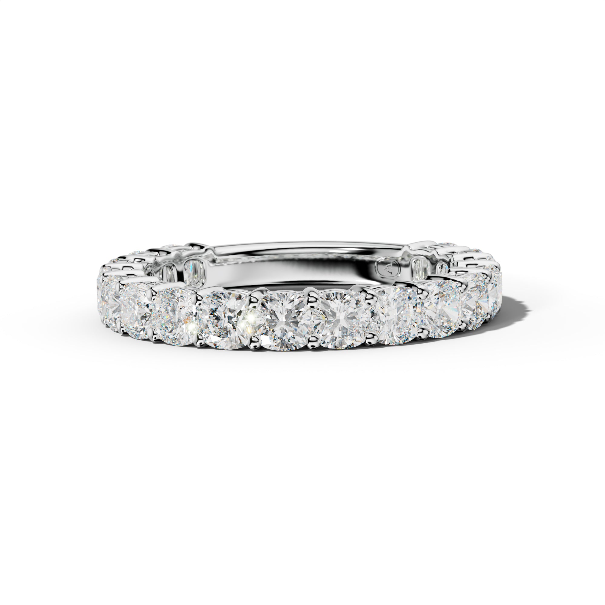 3.0 Carat Cushion Diamond 3/4 Anniversary Band