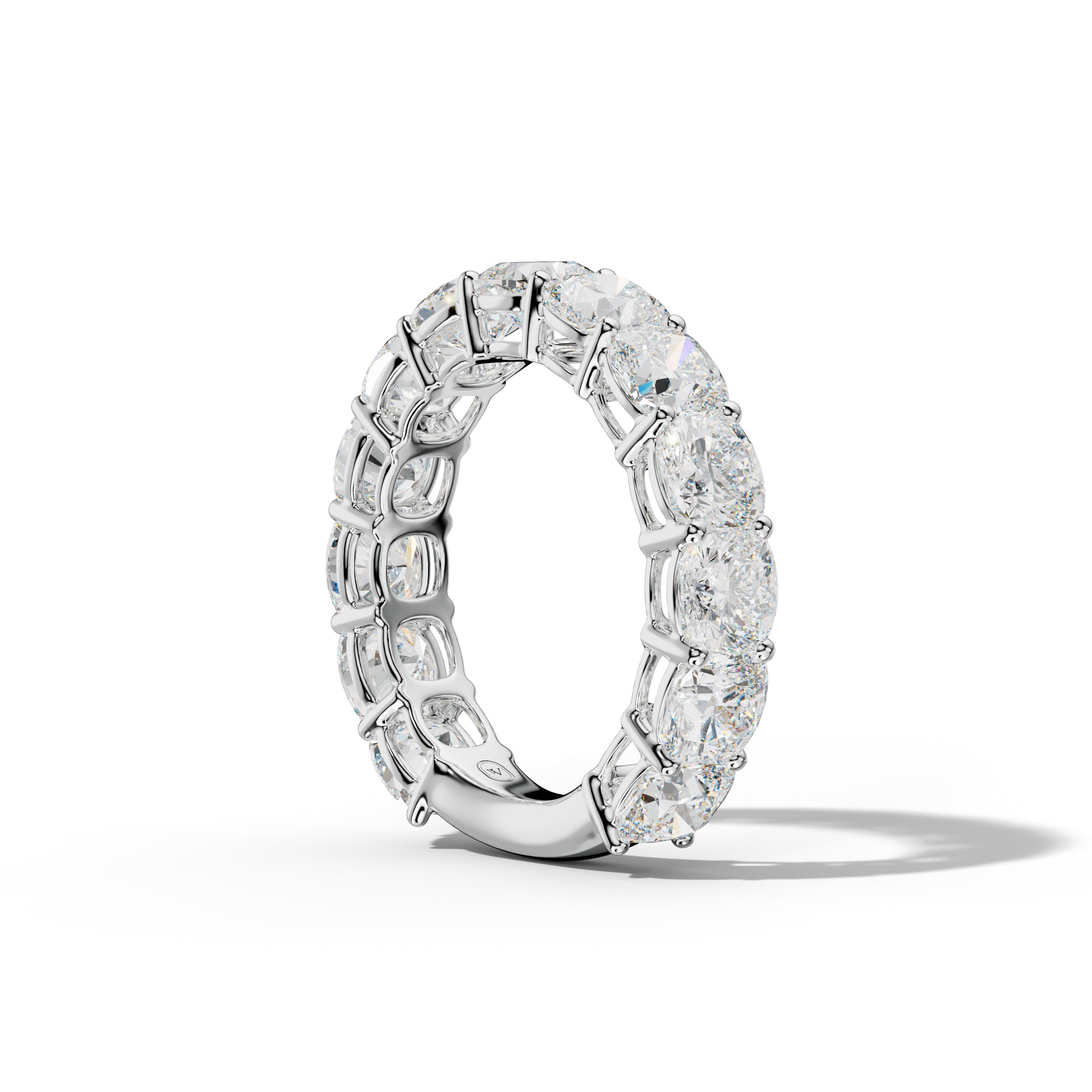 7.0 Carat Cushion Diamond 3/4 Anniversary Band