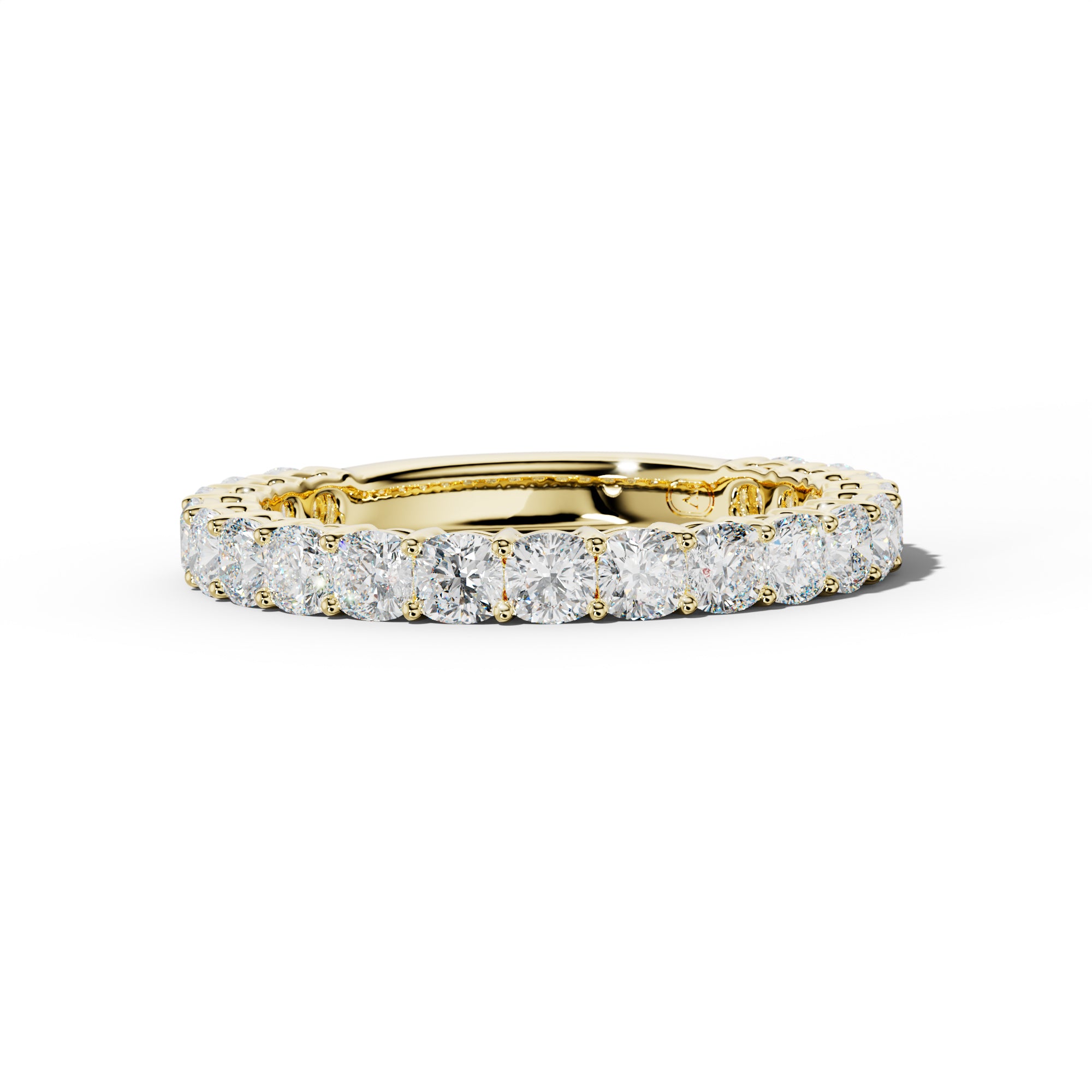 2.0 Carat Cushion Diamond 3/4 Anniversary Band