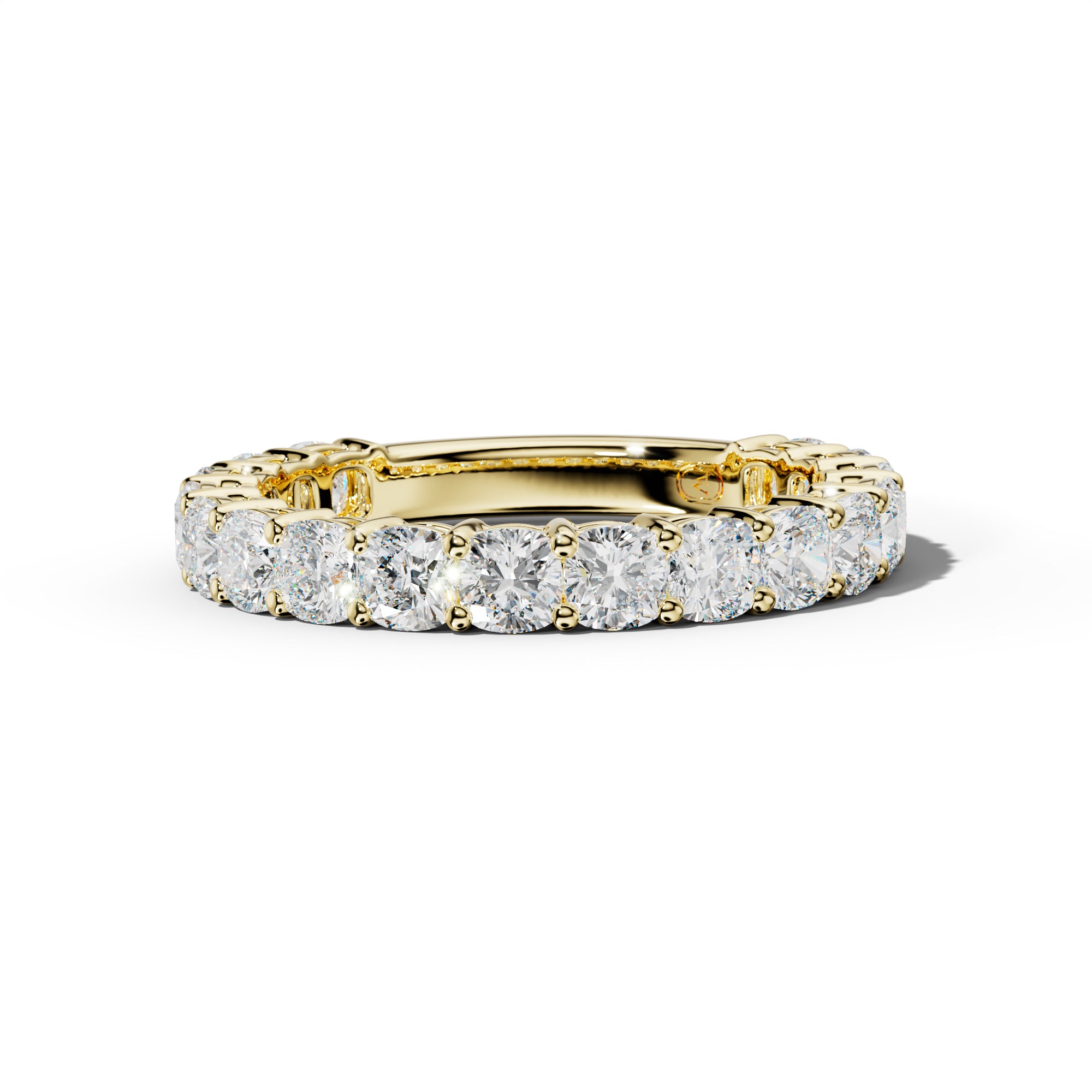 3.0 Carat Cushion Diamond 3/4 Anniversary Band
