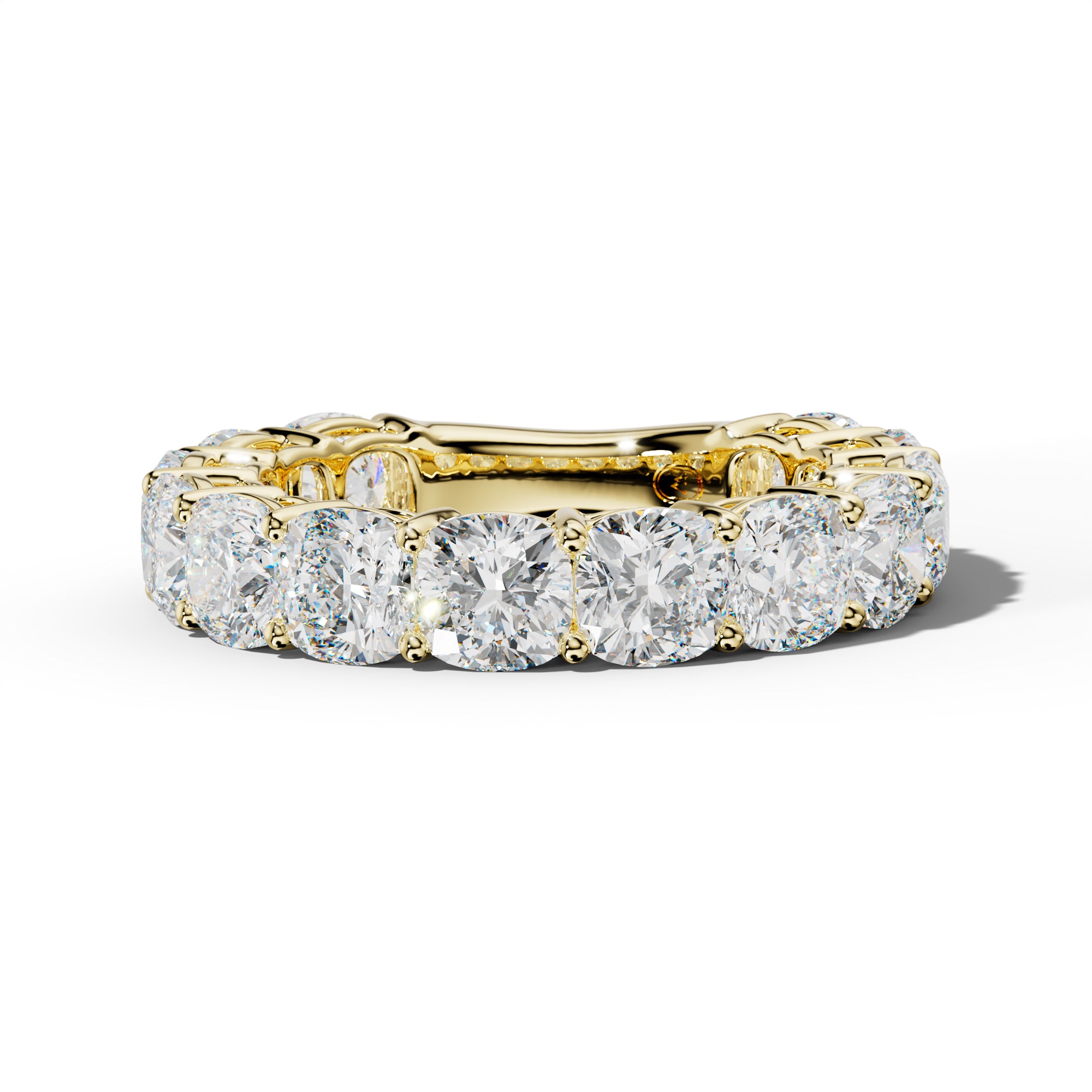 7.0 Carat Cushion Diamond 3/4 Anniversary Band