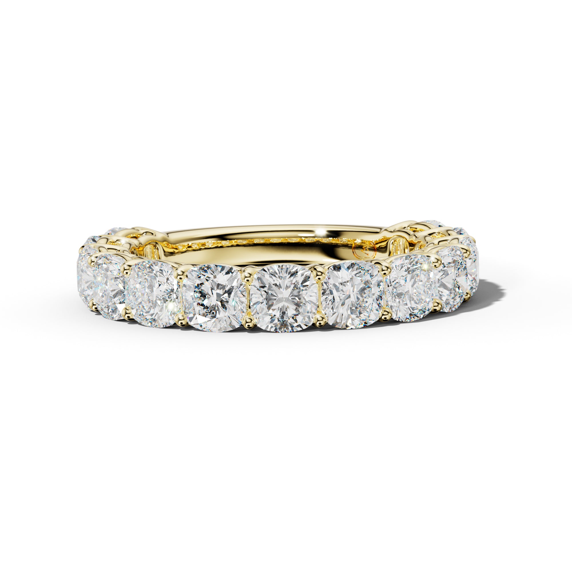 5.0 Carat Cushion Diamond 3/4 Anniversary Band