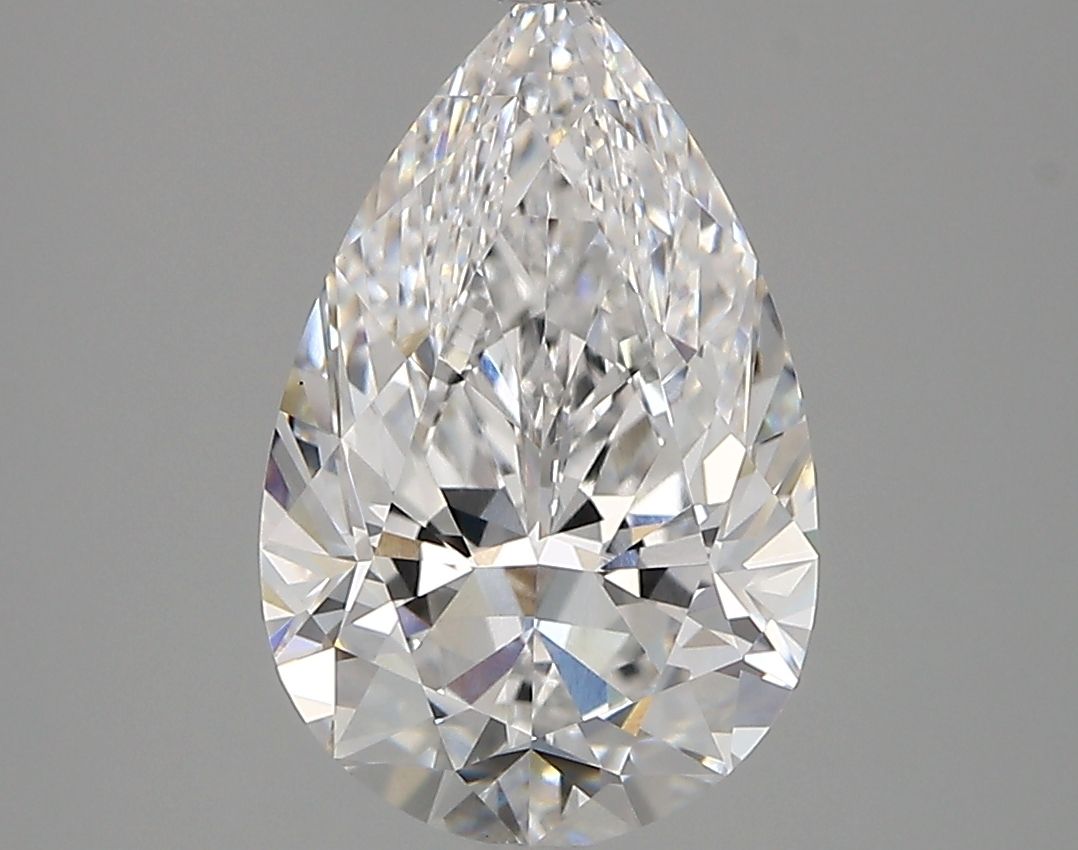 2.93 Carat E-VVS2 Pear Lab Diamond