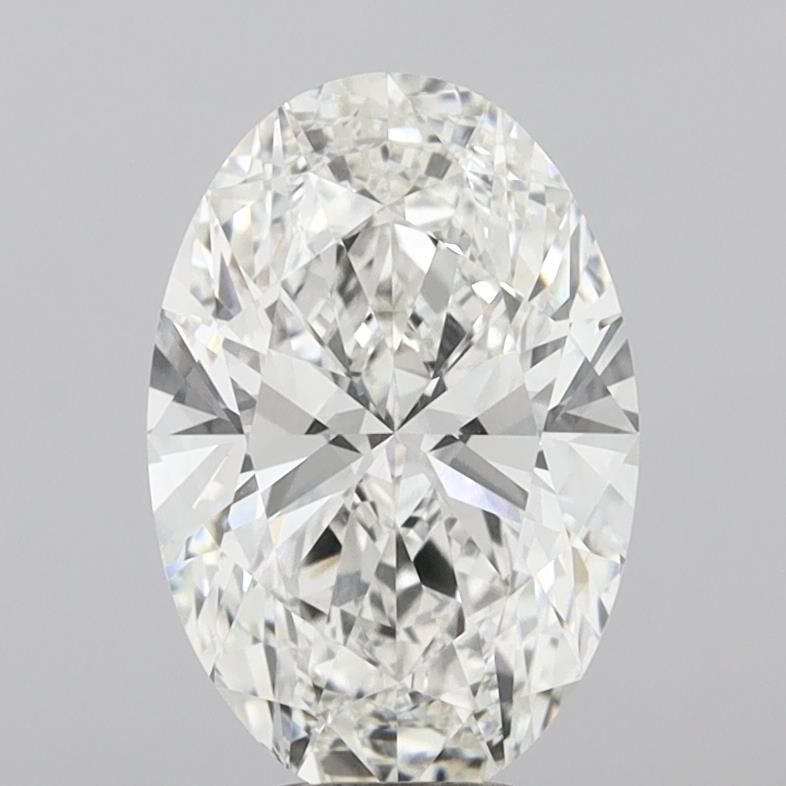 6.08 Carat G-VVS1 Oval Lab Diamond