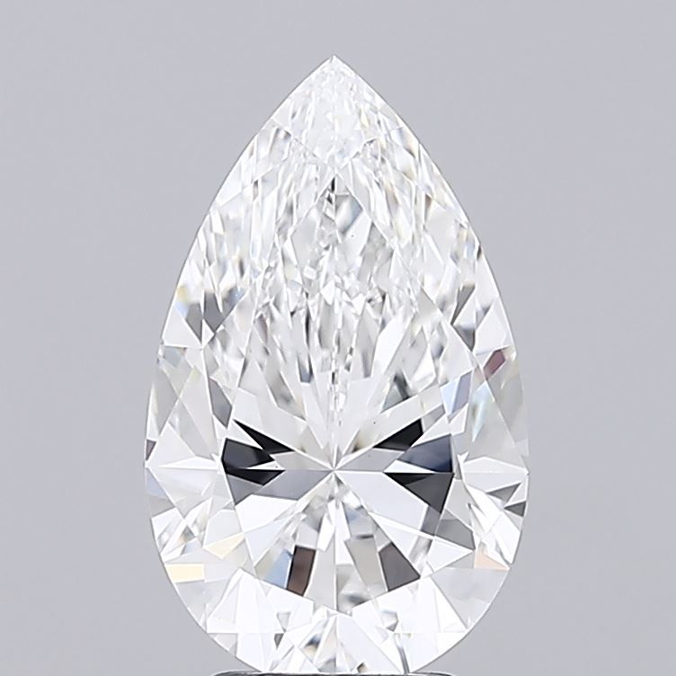 3.75 Carat E-VVS2 Pear Lab Diamond