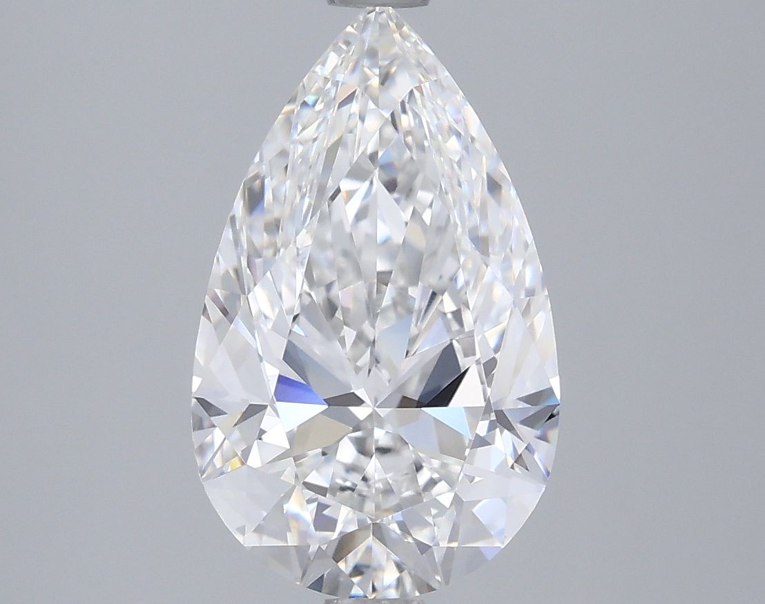 3.14 Carat E-VVS1 Pear Lab Diamond