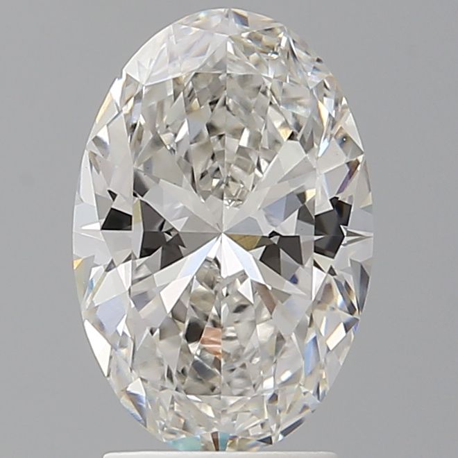 2.60 Carat G-VVS2 Oval Lab Diamond