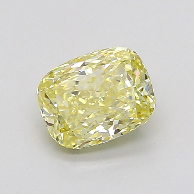 1.01 Carat Cushion Cut Fancy Yellow